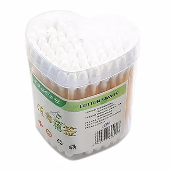 100Pcs Disposable Double-Headed Cotton Buds Swab Wooden Sticks Ears Cleaning Health Care Makeup Tools With Storage Box
100Pcs Disposable Double-Headed Cotton Buds Swab Wooden Sticks Ears Cleaning Health Care Makeup Tools With Storage Box