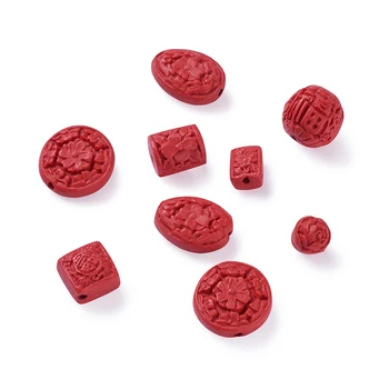 50pcs Mixed Shapes Red Cinnabar Beads Carved Lacquerware12~22x10~21x8~12mm, Hole: 2mm
50pcs Mixed Shapes Red Cinnabar Beads Carved Lacquerware12~22x10~21x8~12mm, Hole: 2mm