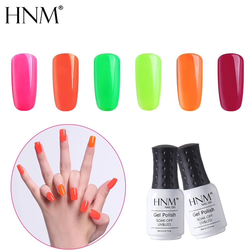 HNM Fluorescence Candy Color Nail Gel Polish Neon Color Soak Off Base Top Coat UV Gel Nail Art Lacquer Varnish Semi Permanent
HNM Fluorescence Candy Color Nail Gel Polish Neon Color Soak Off Base Top Coat UV Gel Nail Art Lacquer Varnish Semi Permanent