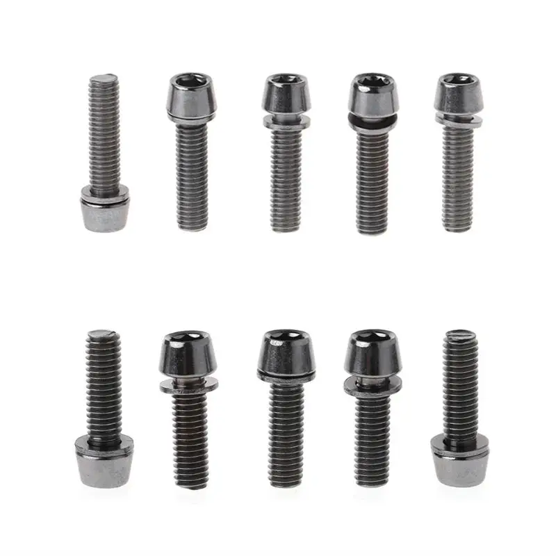 5pcs Bicycle Screw M5x20mm / M6x20mm With Spacer Stem Riser Parts MTB Road Bike
5pcs Bicycle Screw M5x20mm / M6x20mm With Spacer Stem Riser Parts MTB Road Bike