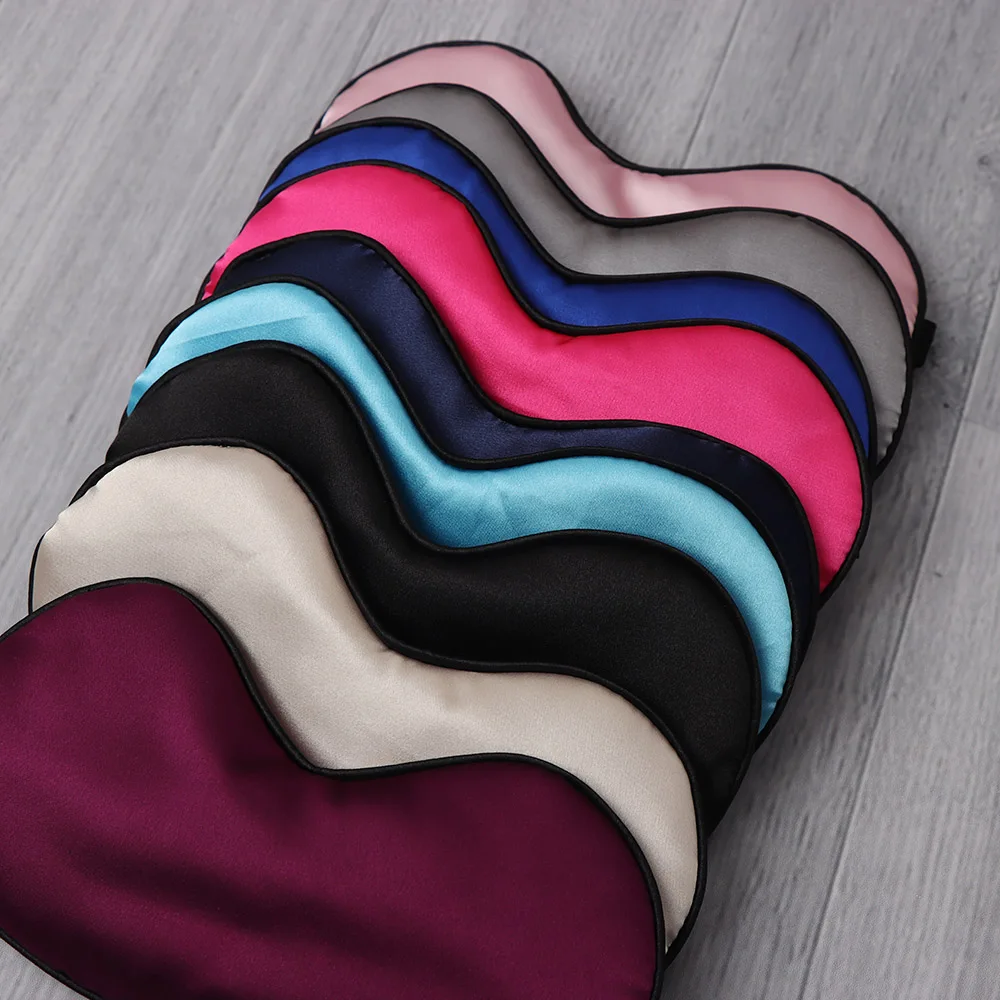 1Pcs Pure Color Soft Silk Sleep Eye Mask Padded Eyeshade Cover Shade Natural Sleeping Eye Patch Travel Relax Portable Blindfold
1Pcs Pure Color Soft Silk Sleep Eye Mask Padded Eyeshade Cover Shade Natural Sleeping Eye Patch Travel Relax Portable Blindfold