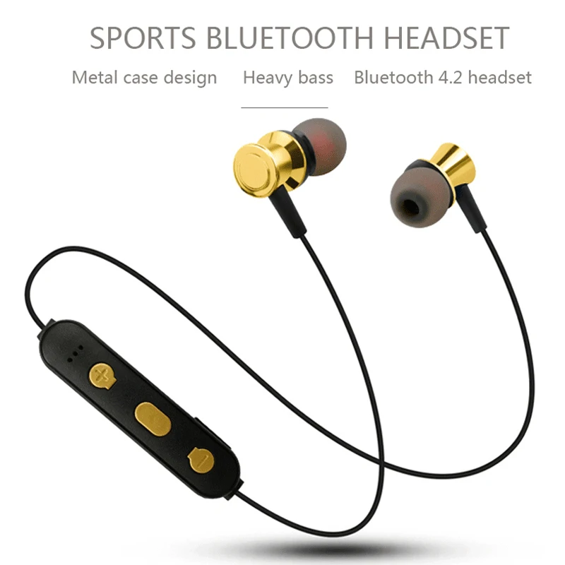 Wireless Bluetooth Earphones Sweatproof Sport Earphones Stereo Headset With Microphone for Outdoor Hiking Cycling
Wireless Bluetooth Earphones Sweatproof Sport Earphones Stereo Headset With Microphone for Outdoor Hiking Cycling