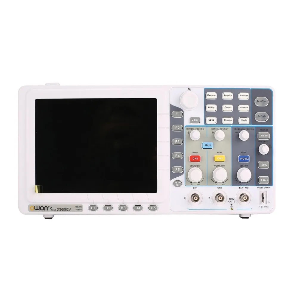 OWON SDS6062V/SDS7072V/ SDS7102V Double channel Deep Memory LCD Display Digital Storage Oscilloscope Scopemeter Scope Meter 60MH
OWON SDS6062V/SDS7072V/ SDS7102V Double channel Deep Memory LCD Display Digital Storage Oscilloscope Scopemeter Scope Meter 60MH