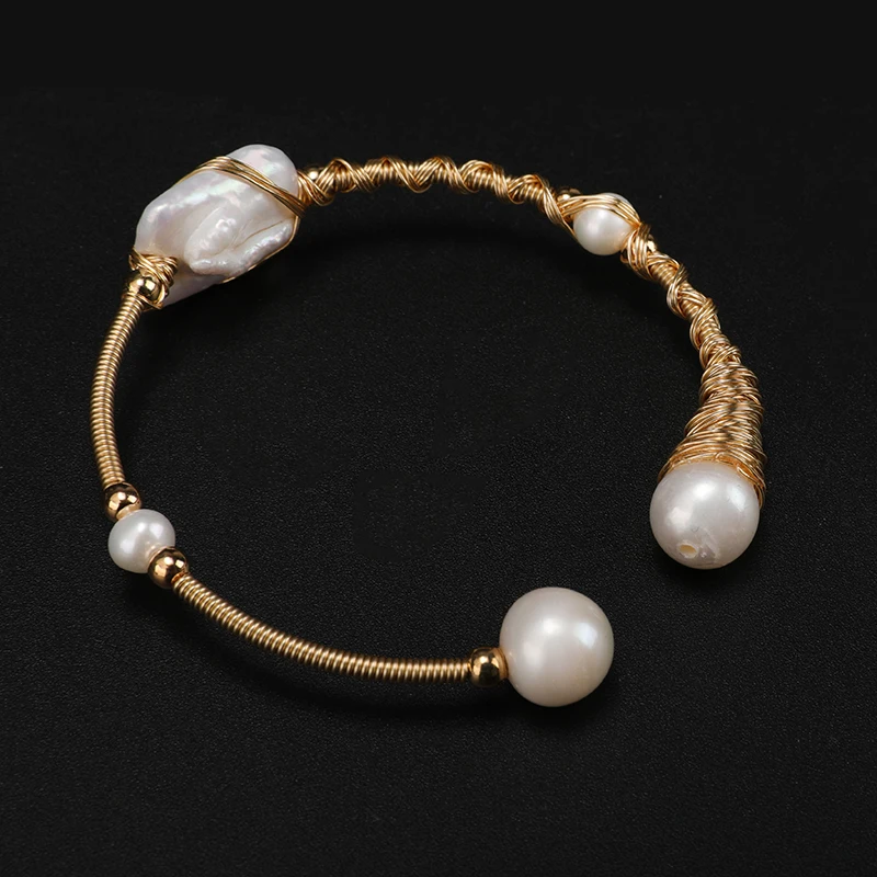 Shuangsheng Natural pearl Fresh Water Baroque White Pearl Bracelets Gift For Women Adjustable Bracelets & Bangle Jewelry
Shuangsheng Natural pearl Fresh Water Baroque White Pearl Bracelets Gift For Women Adjustable Bracelets & Bangle Jewelry