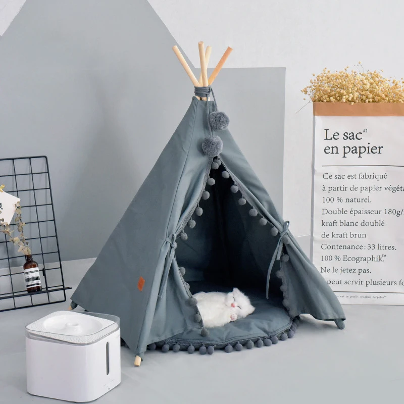 Teepee Tent Dog Teepee Four Seasons Pet Tent House Removable Washable Teepee Set For Small And Medium Dogs
Teepee Tent Dog Teepee Four Seasons Pet Tent House Removable Washable Teepee Set For Small And Medium Dogs