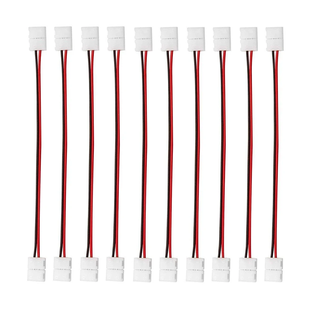 10pcs 2pin 8mm 10mm Led Connector PCB Adapter for Single Color LED Strip Light SMD5050 3528
10pcs 2pin 8mm 10mm Led Connector PCB Adapter for Single Color LED Strip Light SMD5050 3528