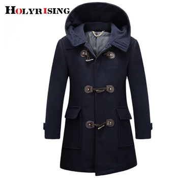 Holyrising Men's wool coat Horn button Coats Fashion Color Block Wool Coat Overcoat Men Windbreaker Jacket Peacoat for Man 18835
Holyrising Men's wool coat Horn button Coats Fashion Color Block Wool Coat Overcoat Men Windbreaker Jacket Peacoat for Man 18835