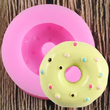 

Donut Cake Decorating Tools Fondant Silicone Mold Cupcake Topper Chocolate Candy Gumpaste Moulds Polymer Clay Baking Moulds