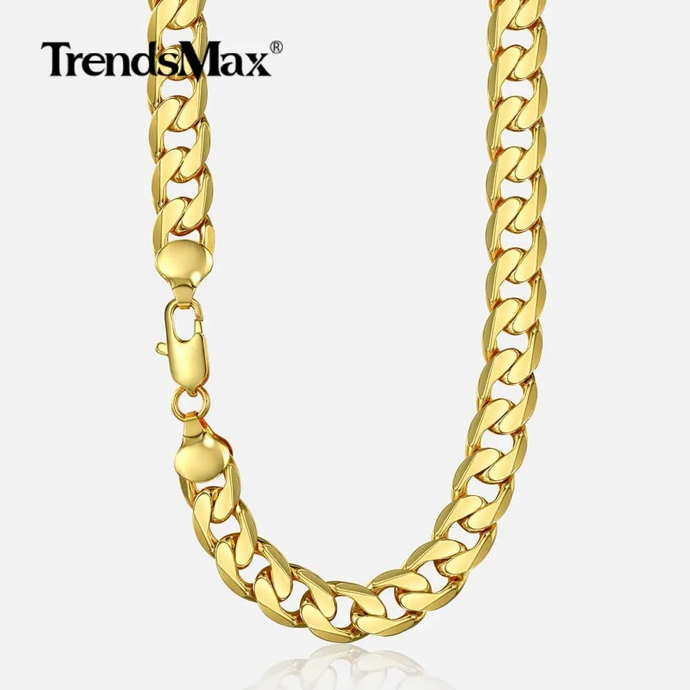 Trendsmax Gold Cuban Link Chain Necklace for Mens Boys Hip Hop Necklace Male Collar Fashion Jewelry Gifts Gold Pink KGN270/321
Trendsmax Gold Cuban Link Chain Necklace for Mens Boys Hip Hop Necklace Male Collar Fashion Jewelry Gifts Gold Pink KGN270/321