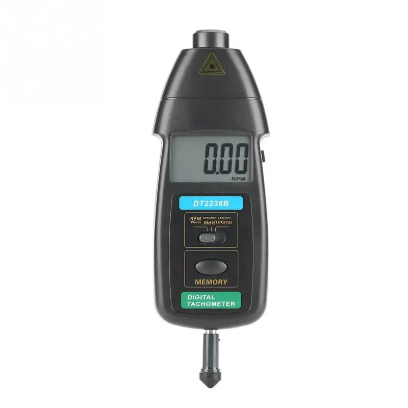Professional Photo/Contact Tachometer Handheld LCD Digital Tach Meter Tester DT2236B Digital Tachometer Speed Measuring Tools
Professional Photo/Contact Tachometer Handheld LCD Digital Tach Meter Tester DT2236B Digital Tachometer Speed Measuring Tools