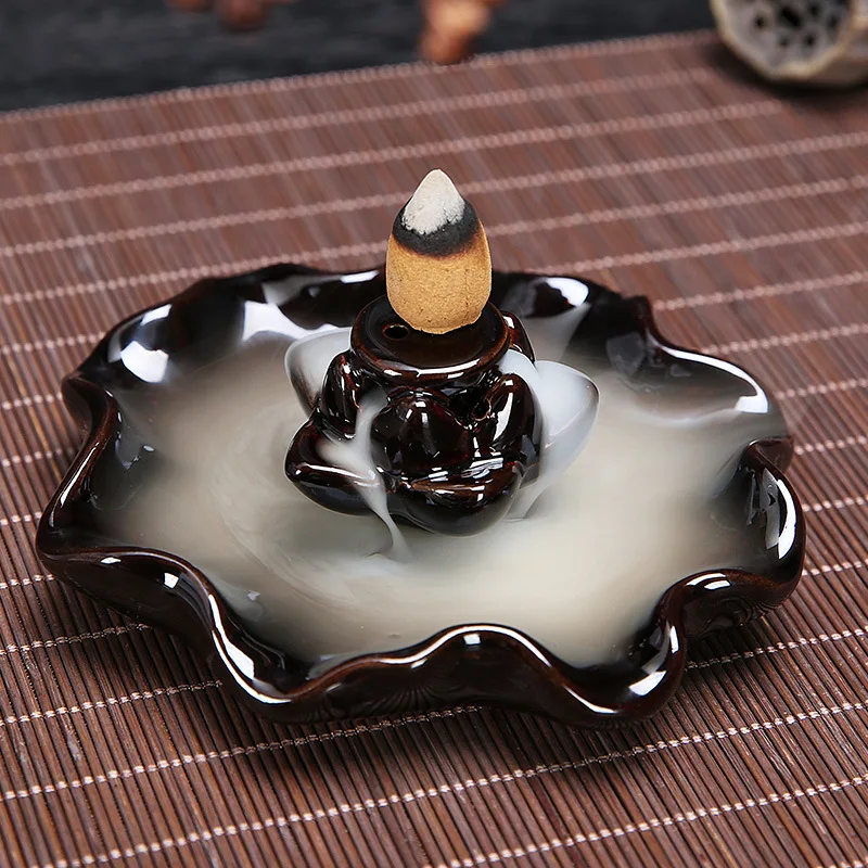 Creative Home Decoration Backflow Stick Incense Burner Ceramic Censer Use In Home Teahouse Chinese Ceramic Glaze Craft Decor
Creative Home Decoration Backflow Stick Incense Burner Ceramic Censer Use In Home Teahouse Chinese Ceramic Glaze Craft Decor