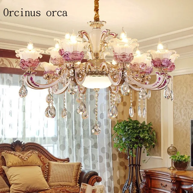 Luxury European style marble crystal chandelier, living room candle, duplex villa, bedroom restaurant, stair light Postage free
Luxury European style marble crystal chandelier, living room candle, duplex villa, bedroom restaurant, stair light Postage free