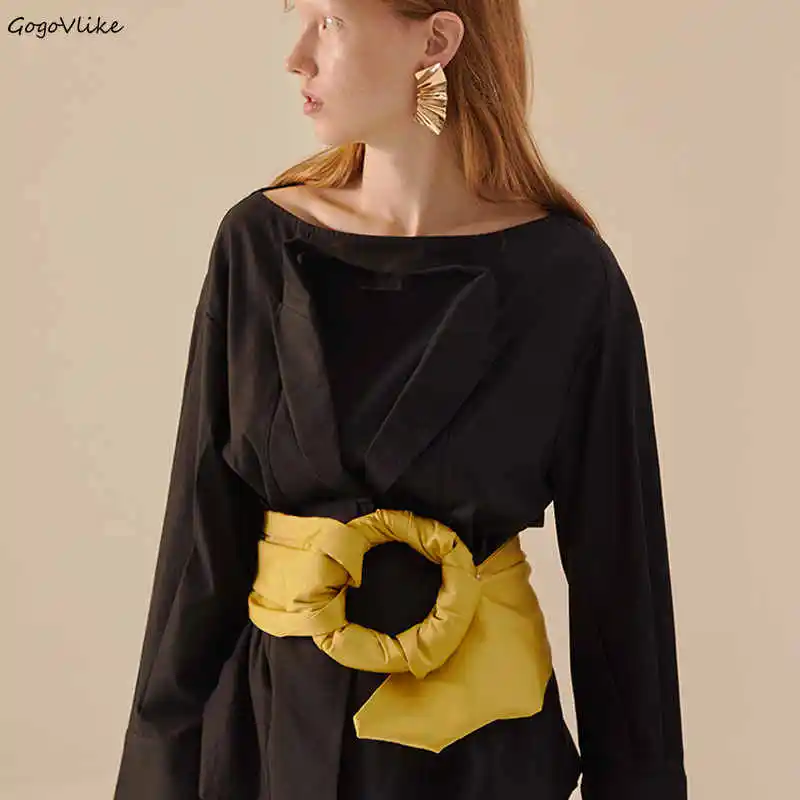 2018 New Adjustable Wide belts 3 Colors Big waistbelt Special Yellow cummerbund for girl Hollow Out Orginal Design BT042S50
2018 New Adjustable Wide belts 3 Colors Big waistbelt Special Yellow cummerbund for girl Hollow Out Orginal Design BT042S50