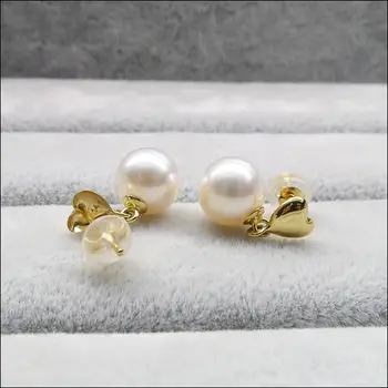 Free Shipping 8-8.5MM White Genuine Akoya Pearl Ear Drop Earrings Dangle 18K Solid Yellow Gold 
Free Shipping 8-8.5MM White Genuine Akoya Pearl Ear Drop Earrings Dangle 18K Solid Yellow Gold