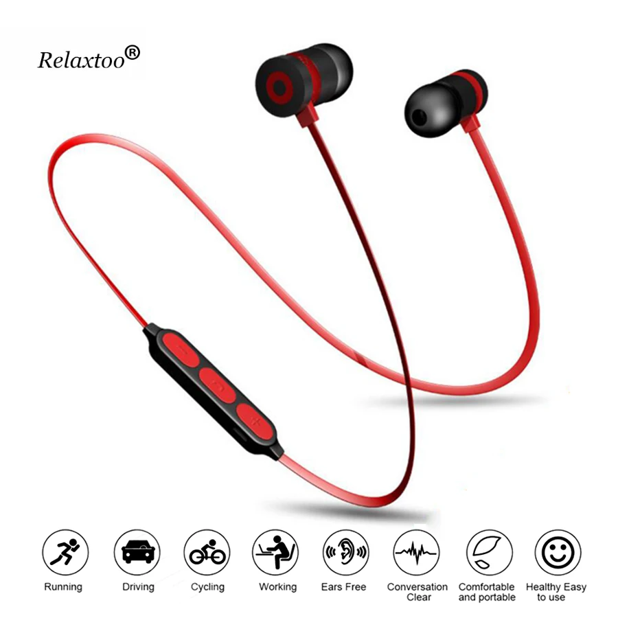 Metal Magnetic Wireless Earphone Bluetooth Headphone Earpiece With Mic Stereo Bloototh Headset Sports Earbuds for Iphone7 Xiomi8
Metal Magnetic Wireless Earphone Bluetooth Headphone Earpiece With Mic Stereo Bloototh Headset Sports Earbuds for Iphone7 Xiomi8