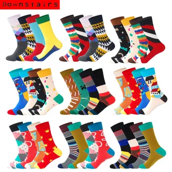 Downstairs 4Pairs/Lot Men Socks 10 Selects Hip Hop British Style Casual Fashion Hip Hop Designer Happy Sock Long Solid
Downstairs 4Pairs/Lot Men Socks 10 Selects Hip Hop British Style Casual Fashion Hip Hop Designer Happy Sock Long Solid