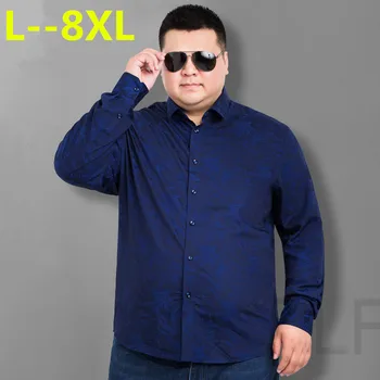 8XL 6XL 5XL 4XL 2018 New Men Floral Shirts Fashion Casual Slim Fit Camisas Business Dress Floral Print Homme Long sleeve Shirts
8XL 6XL 5XL 4XL 2018 New Men Floral Shirts Fashion Casual Slim Fit Camisas Business Dress Floral Print Homme Long sleeve Shirts