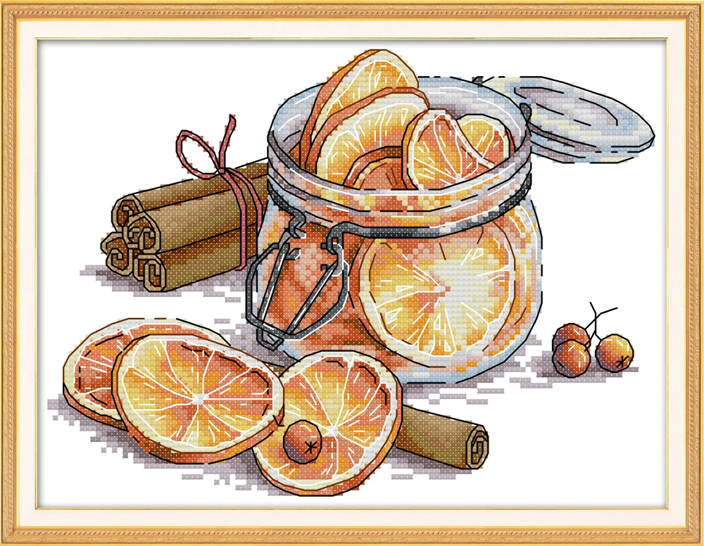 Lemon cross stitch kit aida 14ct 11ct count print canvas stitches embroidery DIY handmade
Lemon cross stitch kit aida 14ct 11ct count print canvas stitches embroidery DIY handmade