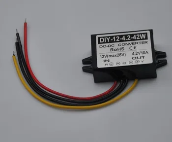 12V(7.5V-28V) To 4.2V 10A 42W DC DC Step Down Converter Buck Module Car Power Adapter Voltage Regulator Waterproof
12V(7.5V-28V) To 4.2V 10A 42W DC DC Step Down Converter Buck Module Car Power Adapter Voltage Regulator Waterproof
