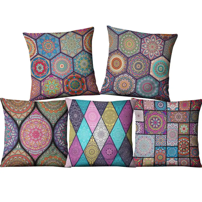 India Mandala Decorative Meditation Pillow, Ethnic Buddism Floor Cushion, Boho Mandala Pillow Cases
India Mandala Decorative Meditation Pillow, Ethnic Buddism Floor Cushion, Boho Mandala Pillow Cases