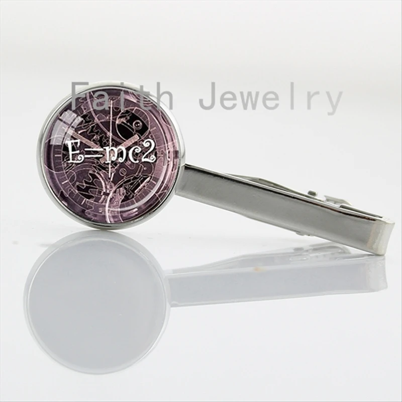 E=MC2 Albert Einstein formula tie clip Theory of Relativity Science jewelry Math Physs geek necktie clamp rad Student NS208
E=MC2 Albert Einstein formula tie clip Theory of Relativity Science jewelry Math Physs geek necktie clamp rad Student NS208