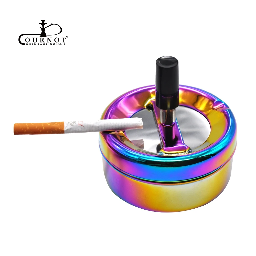 COURNOT Rainbow Color Stainless Steel Ashtray 94MM Press Rotary Portable Ash Tray Ashtray Metal Ashtray With Lids Metal Ashtray
COURNOT Rainbow Color Stainless Steel Ashtray 94MM Press Rotary Portable Ash Tray Ashtray Metal Ashtray With Lids Metal Ashtray