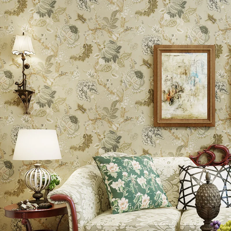 American country pastoral retro yellow wallpaper bedroom living room bedroom moisture-proof non-woven TV background wallpaper
American country pastoral retro yellow wallpaper bedroom living room bedroom moisture-proof non-woven TV background wallpaper