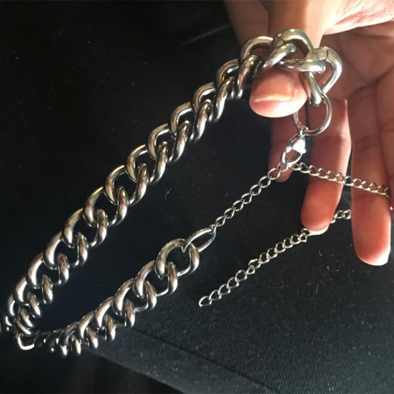 2018 Gothic Chunky Choker Necklace Stainless Steel Punk Statement Necklace Women Kettingen Kolye Jewelry Vintage collier femme
2018 Gothic Chunky Choker Necklace Stainless Steel Punk Statement Necklace Women Kettingen Kolye Jewelry Vintage collier femme