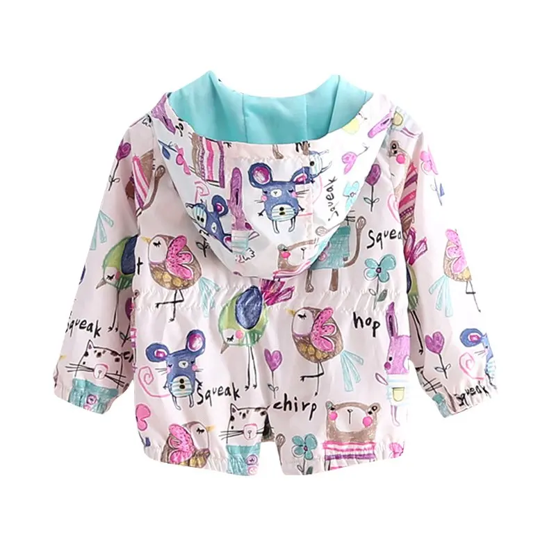 Cute Girls Coat Printed Cartoon Hooded Zipper Jacket Spring And Autumn Jacket Full Sleeve Toddler Outerwear
Cute Girls Coat Printed Cartoon Hooded Zipper Jacket Spring And Autumn Jacket Full Sleeve Toddler Outerwear