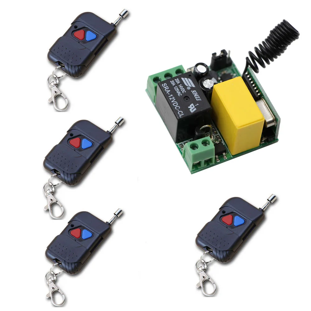 Smart Home AC220V Wireless Remote Switch Wireless Relay Remote Control Switch 1CH Relay Receiver + 2CH Transmitter 315/433Mhz
Smart Home AC220V Wireless Remote Switch Wireless Relay Remote Control Switch 1CH Relay Receiver + 2CH Transmitter 315/433Mhz