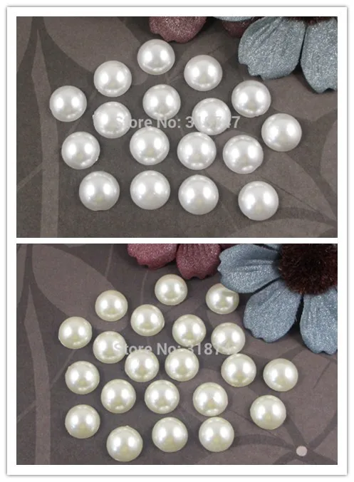 Lucia crafts 72pcs 8mm 2 colors option half round flatback imitation pearls Garment Accessory F0905 
Lucia crafts 72pcs 8mm 2 colors option half round flatback imitation pearls Garment Accessory F0905