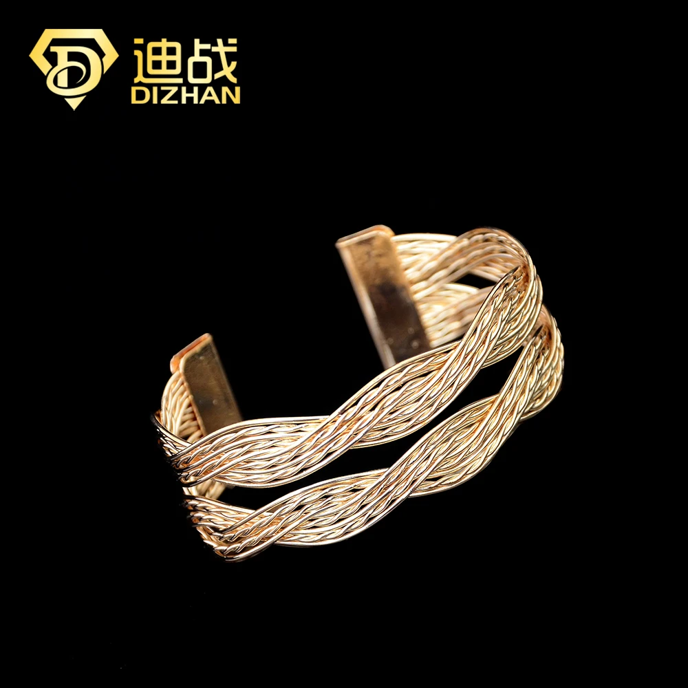 Hot sale fashon women knitted twisted metal rattan Bracelets & Bangles Femininas Alloy Wide Big Bangles For Women
Hot sale fashon women knitted twisted metal rattan Bracelets & Bangles Femininas Alloy Wide Big Bangles For Women
