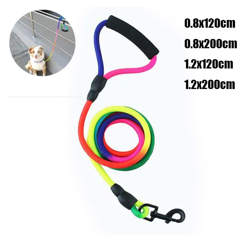 Durable Nylon Rainbow 1.8M/2M Pet Dog Leash Walking Training Leash Cats Dogs Harness Collar Leashes Strap Belt Rope
Durable Nylon Rainbow 1.8M/2M Pet Dog Leash Walking Training Leash Cats Dogs Harness Collar Leashes Strap Belt Rope