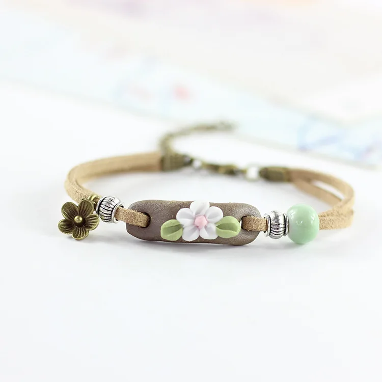1PCS New Fashion Adjustable Retro Ancients Handmade Ceramic Beads Charm Gift Women's Bracelet Fashion Jewelry
1PCS New Fashion Adjustable Retro Ancients Handmade Ceramic Beads Charm Gift Women's Bracelet Fashion Jewelry