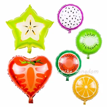 KUWANLE 50pcs/lot 18inch Fruit Shape Foil Helium Balloons Pitaya Orange Party Supplies Birthday Party Decoration Globos Kid Toys
KUWANLE 50pcs/lot 18inch Fruit Shape Foil Helium Balloons Pitaya Orange Party Supplies Birthday Party Decoration Globos Kid Toys