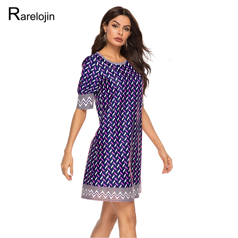 Summer dress 2019 new fashion sexy O-neck plus size loose sweet print A-line dress femme midi dress women dress clothes
Summer dress 2019 new fashion sexy O-neck plus size loose sweet print A-line dress femme midi dress women dress clothes