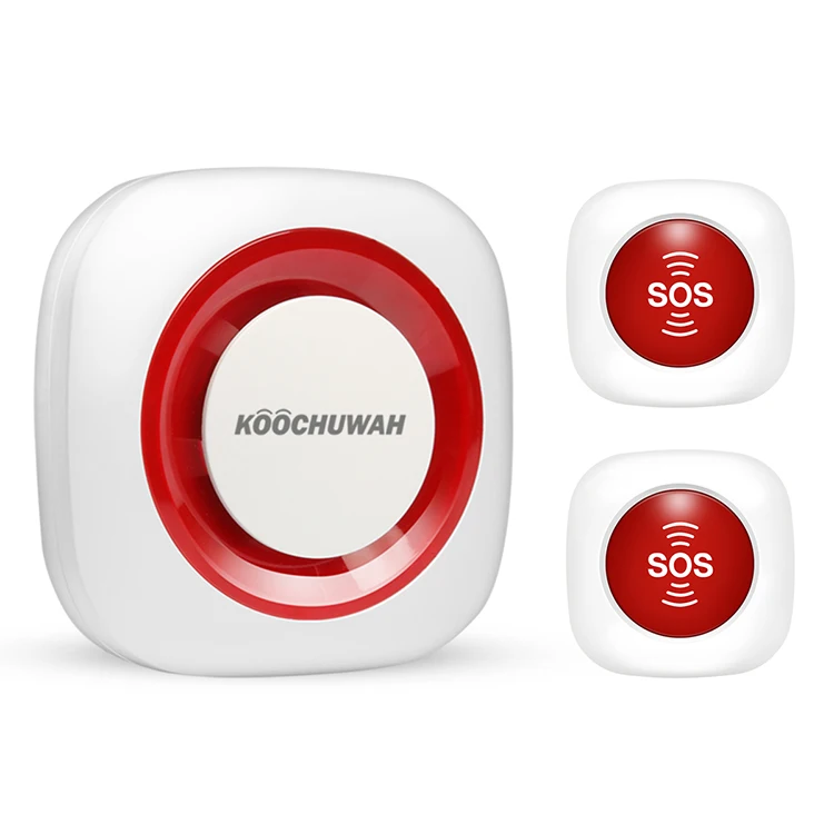 KOOCHUWAH Wireless Emergency GSM Alarm System with 2 Panic Buttons SOS Auto Dail Call Elderly Panic Button for Old Man People
KOOCHUWAH Wireless Emergency GSM Alarm System with 2 Panic Buttons SOS Auto Dail Call Elderly Panic Button for Old Man People