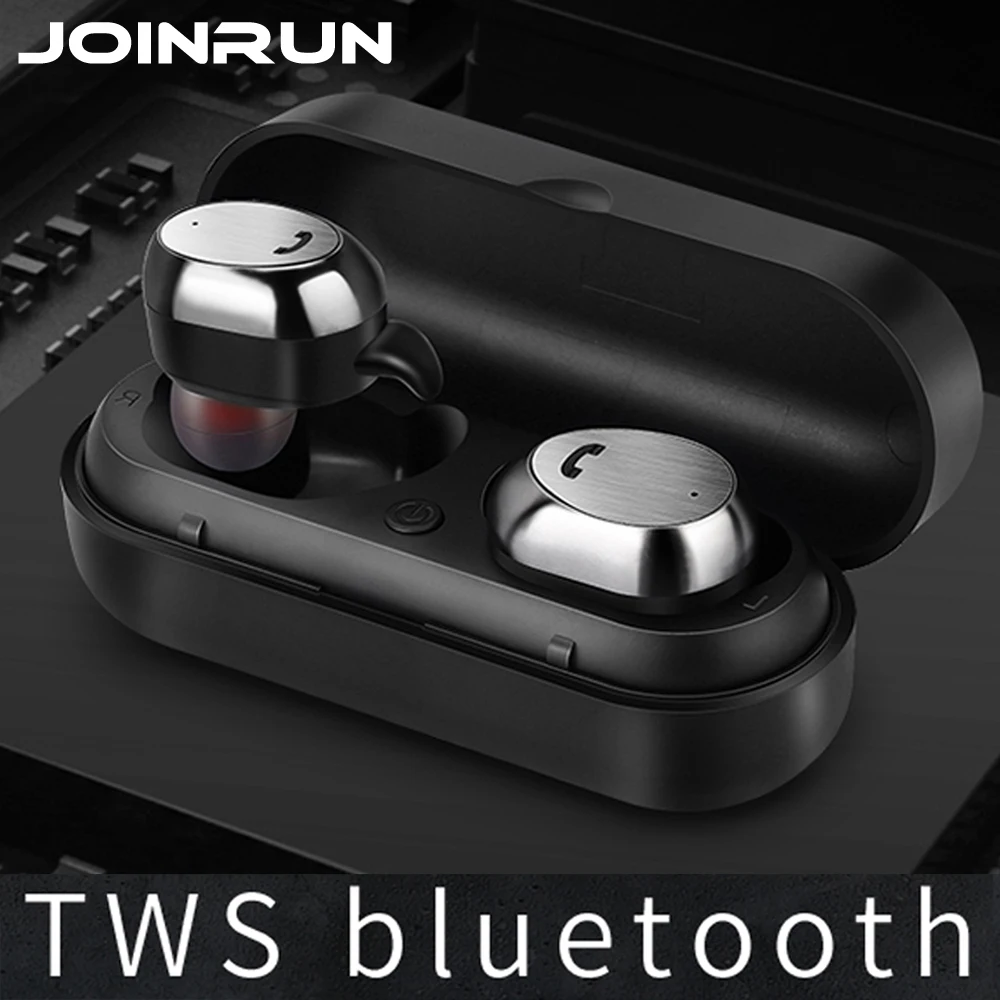 Joinrun Wireless Bluetooth earphone Headset Earbud Metal Charge Case Mini Stereo Music Bluetooth Earphone with Mic for Phone
Joinrun Wireless Bluetooth earphone Headset Earbud Metal Charge Case Mini Stereo Music Bluetooth Earphone with Mic for Phone