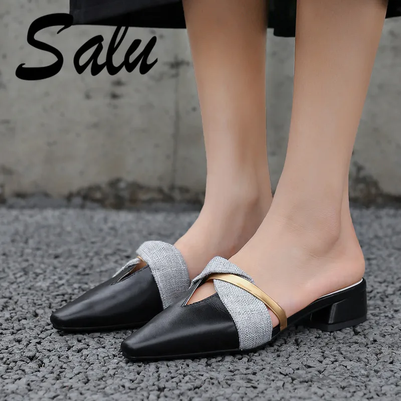 Salu Brand 2019 Fashion Women Genuine Leather Sandals Summer Shoes Woman Comfort Casual Ladies Shoes
Salu Brand 2019 Fashion Women Genuine Leather Sandals Summer Shoes Woman Comfort Casual Ladies Shoes