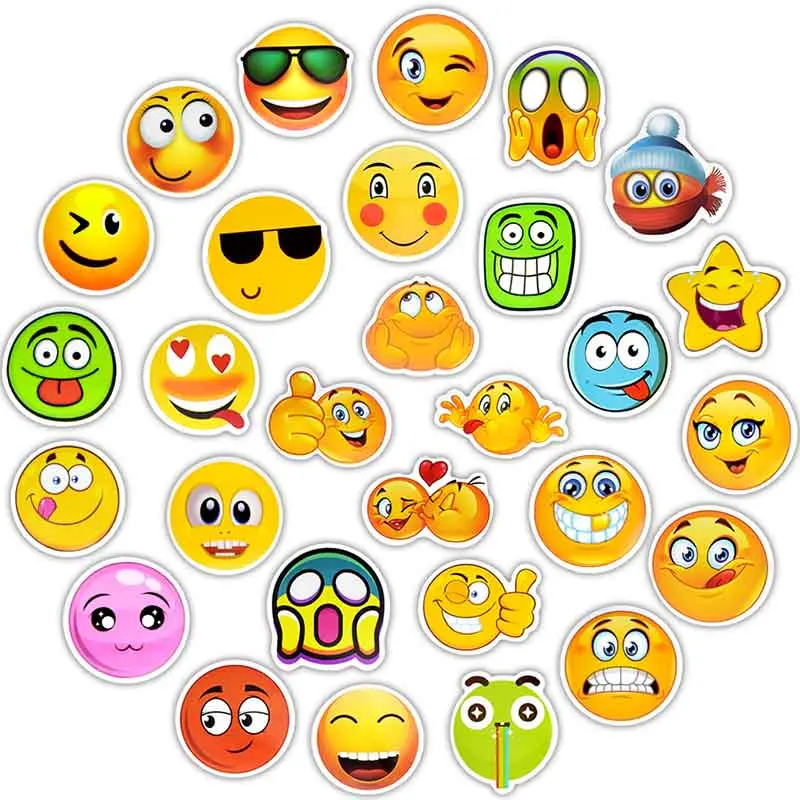 50 PCS Funny Emoji Stickers Toys for Kids Cartoon Emoticon Smile Face Decor Stickers Skateboard Laptop Suitcase Scrapbook Gifts
50 PCS Funny Emoji Stickers Toys for Kids Cartoon Emoticon Smile Face Decor Stickers Skateboard Laptop Suitcase Scrapbook Gifts