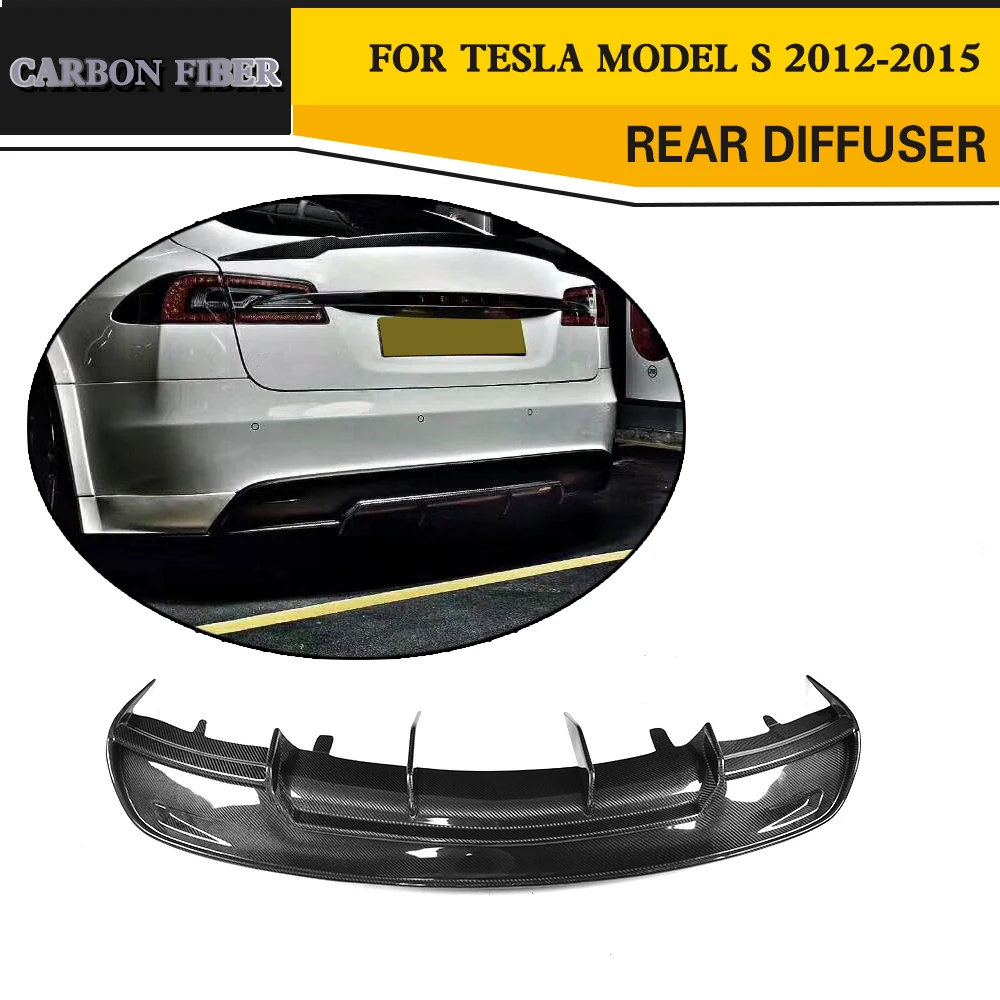 Carbon Firber Car Racing Rear Diffuser Lip With splitters For Tesla Model S Sedan 4-Door 2012-2015 70D 85D 70 P85D
Carbon Firber Car Racing Rear Diffuser Lip With splitters For Tesla Model S Sedan 4-Door 2012-2015 70D 85D 70 P85D