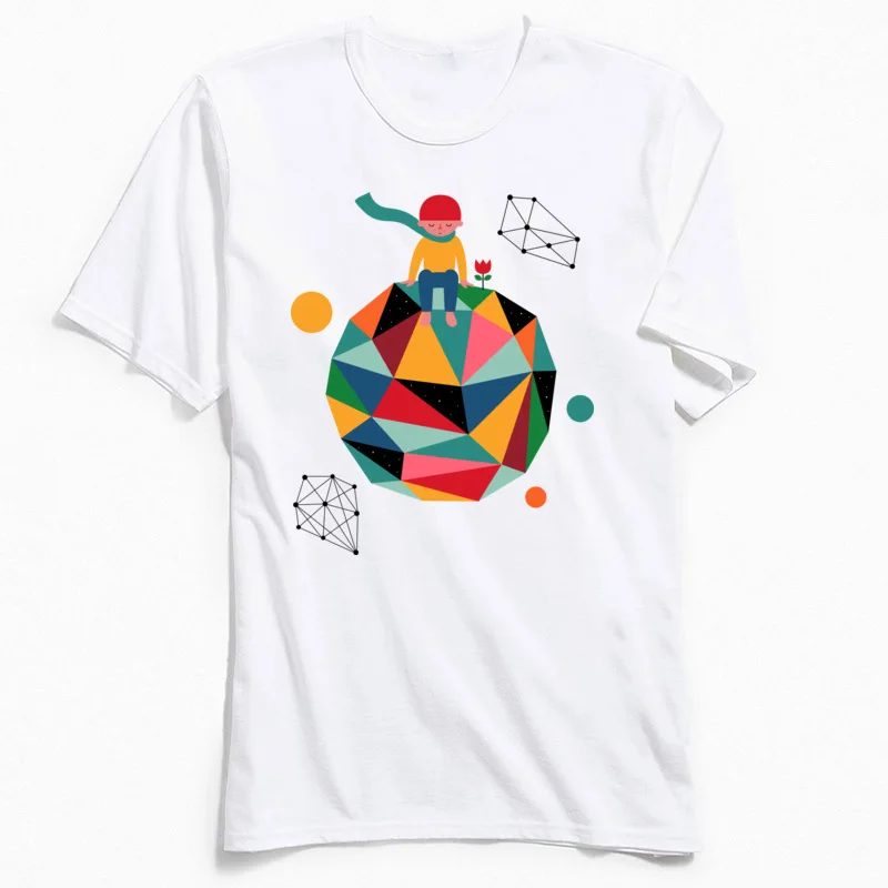 Lonely Planet T-shirts Men Lovers Day Tops & Tees Normal Cartoon T Shirt O Neck Pure Cotton Geometric Little Prince Print Tshirt
Lonely Planet T-shirts Men Lovers Day Tops & Tees Normal Cartoon T Shirt O Neck Pure Cotton Geometric Little Prince Print Tshirt