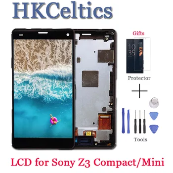 ORIGINAL LCD For SONY Xperia Z3 Compact Display + Touch Screen with Frame Z3 Mini D5803 D5833 For SONY Xperia Z3 Compact Display
ORIGINAL LCD For SONY Xperia Z3 Compact Display + Touch Screen with Frame Z3 Mini D5803 D5833 For SONY Xperia Z3 Compact Display
