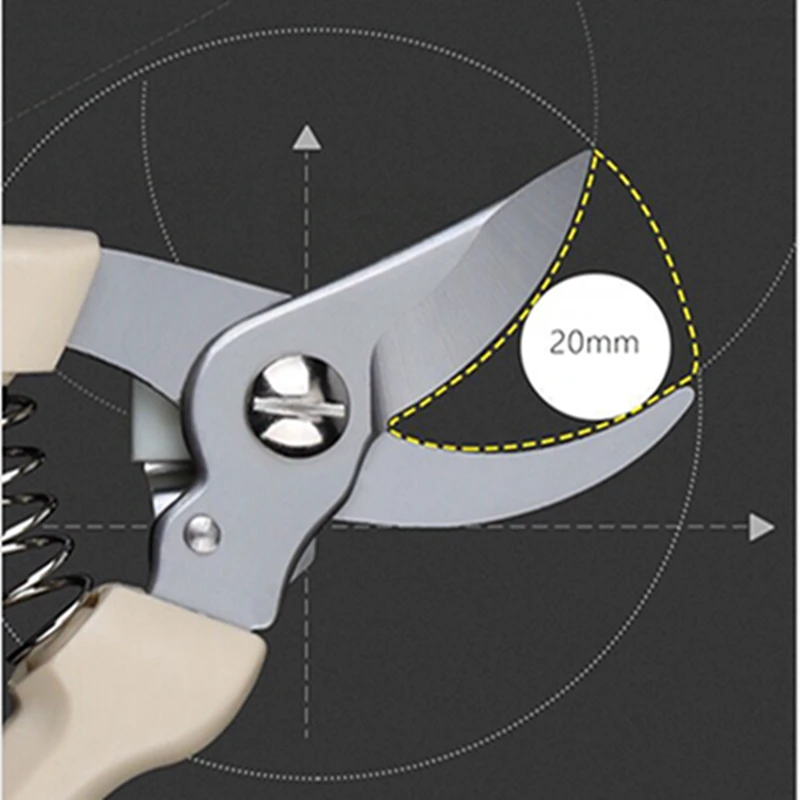 SK5 Manganese Steel Pruners Garden Shears Garden Scissors Double-edged Large-caliber Pruning Shears Fruit Tree Branches Garden Tools (4)