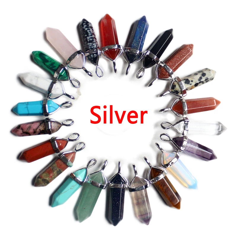 Multi Colors 2015 Bullet Natural Gems and semi precious stone Necklaces calaite Green stone Crystal Gem Stone Pendant Necklace
Multi Colors 2015 Bullet Natural Gems and semi precious stone Necklaces calaite Green stone Crystal Gem Stone Pendant Necklace