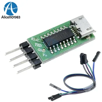 CH340C/CH340T Micro USB to TTL Serial Port ISP Download Module For STM32 51 5V 3.3V 500mA With DuPont Line 5/6/7/8 Bit DIY KIT
CH340C/CH340T Micro USB to TTL Serial Port ISP Download Module For STM32 51 5V 3.3V 500mA With DuPont Line 5/6/7/8 Bit DIY KIT