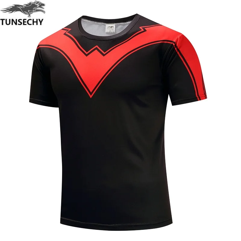 TUNSECHY fashion Brand Round collar short sleeve T-shirt superhero captain America digital printing T-shirt Free transportation
TUNSECHY fashion Brand Round collar short sleeve T-shirt superhero captain America digital printing T-shirt Free transportation