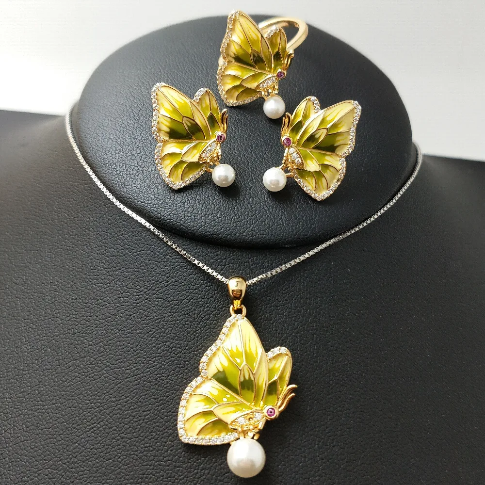 FLZB, Fine Jewelry Set Beautiful Butterfly Design Love and Elegant Jewelry set 925 Sterling Silver Jewelry for Women and Girl
FLZB, Fine Jewelry Set Beautiful Butterfly Design Love and Elegant Jewelry set 925 Sterling Silver Jewelry for Women and Girl