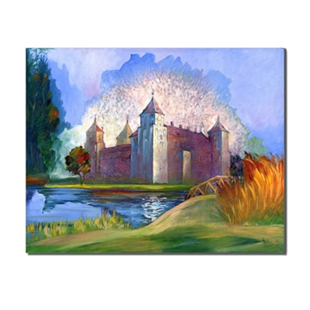 Dreamy Castle Frameless Abstract Scene Canvas Oil Painting Posters Picture Living Room Kids Room Wall Art Printed For Home Decor
Dreamy Castle Frameless Abstract Scene Canvas Oil Painting Posters Picture Living Room Kids Room Wall Art Printed For Home Decor