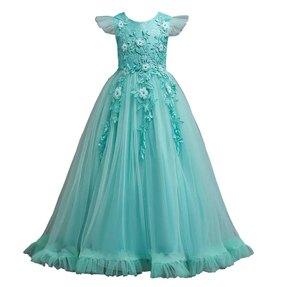 Princess Girls Dress Lace Embroidery Floral Evening Party Elegant Vestidos Children Baby Clothes Kids 4-14 Years Birthday
Princess Girls Dress Lace Embroidery Floral Evening Party Elegant Vestidos Children Baby Clothes Kids 4-14 Years Birthday